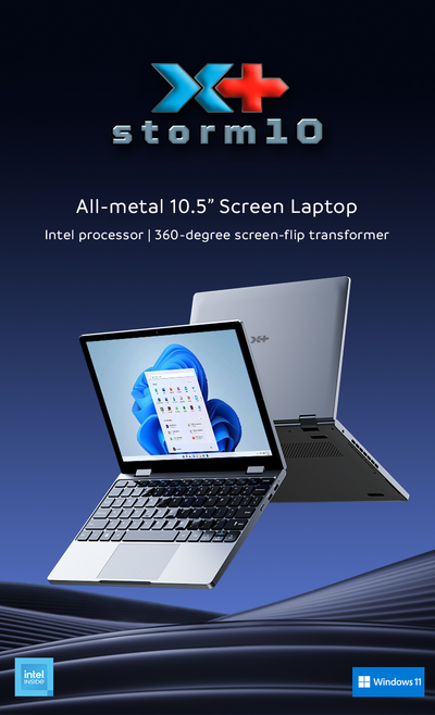 10-inch 1235u 2-in-1 Laptop - 10.5" mini Netbook Tablet 16GB DDR5 1TB - Storm10x