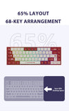 68-Key Mechanical Keyboard