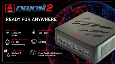 AI 9 HX470 MINI PC - ORION2-H740 Barebones